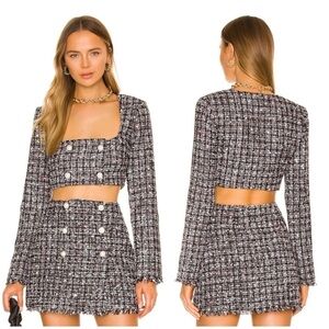 Majorelle Bia Bolero Top in Candy Shop Tweed Size XL